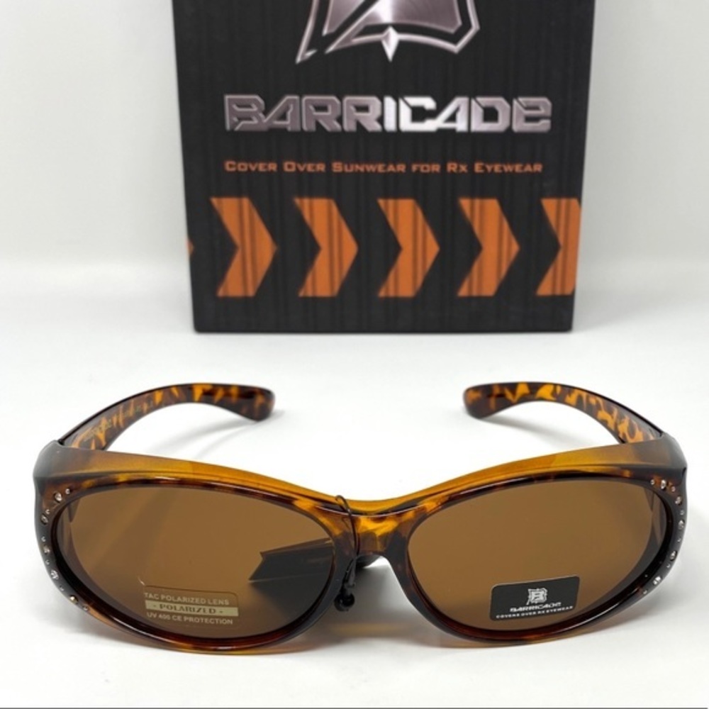 Cover over sunglasses for rx eyewear.